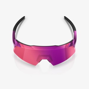 Glasses 100% AEROCRAFT - Gloss Purple Chrome/Purple multilayer mirror 100%