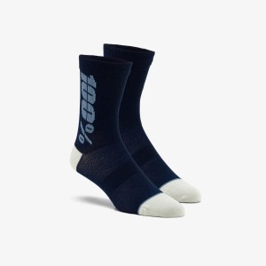 Socks 100% RYTHYM merino wool Navy 100%