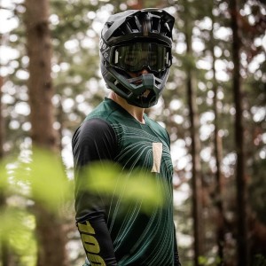 Long sleeves 100% R-Core X - Green Forest 100%