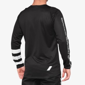 Maglia Maniche Lunghe 100% R-Core - Black/White 100%