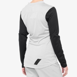 Women's sweater 100% RIDECAMP - Grey/Black 100%