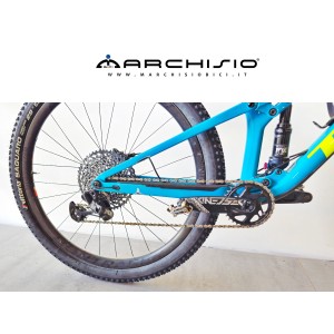 Trek Top Fuel 9.8 Blu/Verde Tg. M/L - USATA