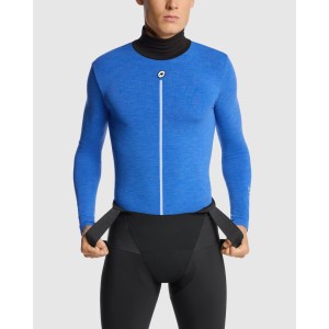 Maglia Assos Ultraz Winter LS Skin Layer P1 - Calypso Blu Assos