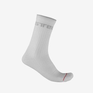 Socks Castelli Distance 20 merino wool - White Castelli