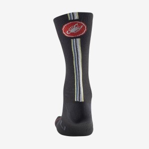 Calze Castelli Racing Stripe 18 - Black Castelli