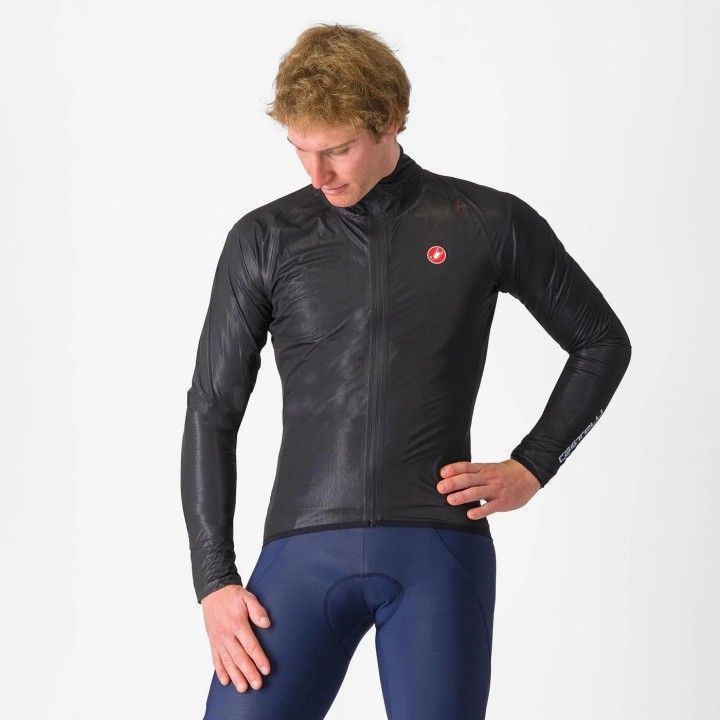 Mantellina Castelli Squall Shell Jacket nera Castelli