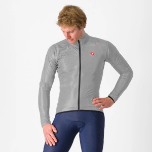 Mantellina Castelli Shell Jacket - Silver Gray Castelli