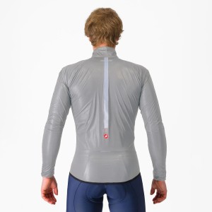 Mantellina Castelli Shell Jacket - Silver Gray Castelli