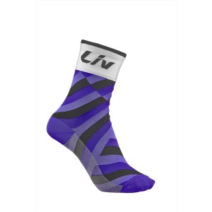 Summer Sock Liv Race Day Bianco/Viola Liv