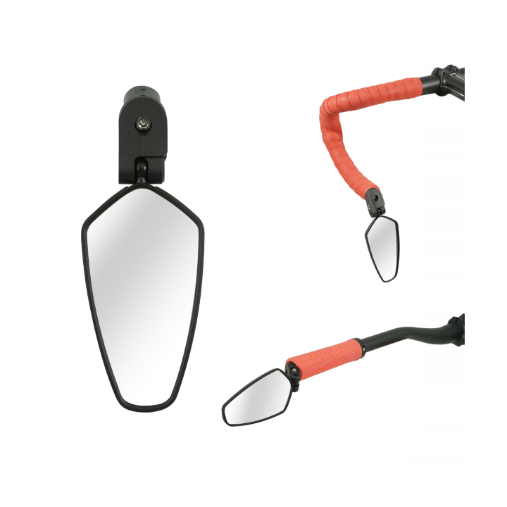 Race mirror with expander Wag - Black Wag Bike