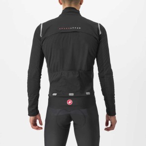 Giacca Castelli Alpha Doppio Ros - Light black/Silver reflex Castelli