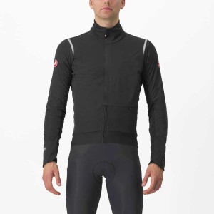 Giacca Castelli Alpha Doppio Ros - Light black/Silver reflex Castelli