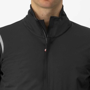 Giacca Castelli Alpha Doppio Ros - Light black/Silver reflex Castelli