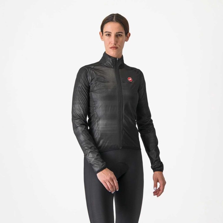 Mantellina Castelli donna Squall Shell Jacket nera Castelli