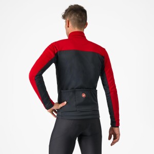 Jacket Castelli Extreme - Ruby Red/Light Black Castelli