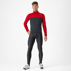 Jacket Castelli Extreme - Ruby Red/Light Black Castelli