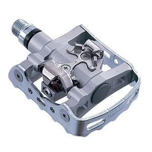 Pedals Shimano M324 SPD Silver with Tacchette Shimano