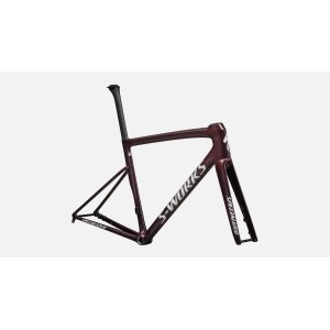 Tela Specialized S-Works Tarmac SL8 - Gloss Solidity / Red To Black Pearl / Metallic White Silver Specialized