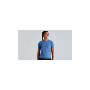 T-shirt Specialized donna Trail Supima - Sky Blue Specialized