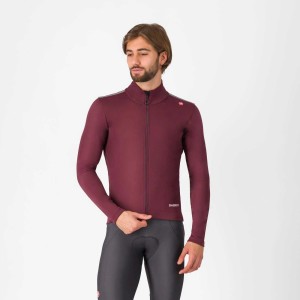 Jacket Castelli Espresso Air - Deep Bordeaux Castelli