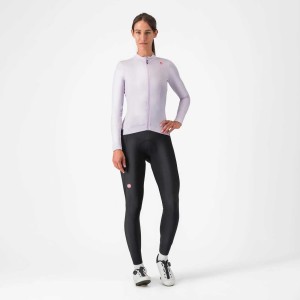 Knife Castelli Espresso Thermal Jersey - Purple Castelli