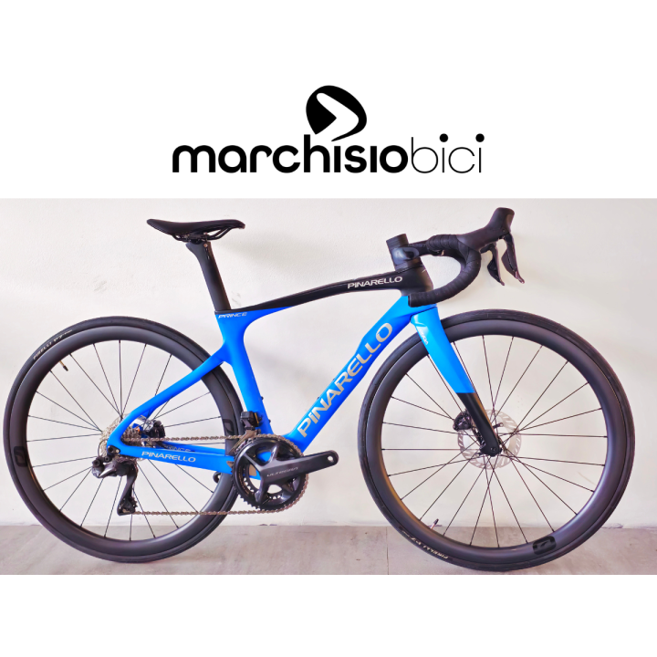 USATO PINARELLO PRINCE DISC BLU/NERO TG. 46 Pinarello