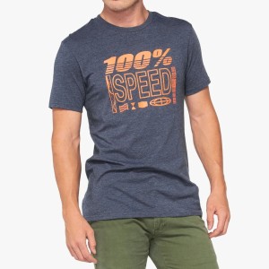 T-Shirt 100% TRADEMARK Navy Heather 100%