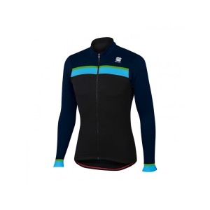 M/L sweater Sportful Pista Thermal Jersey Tg. M Nera/Iris Sportful