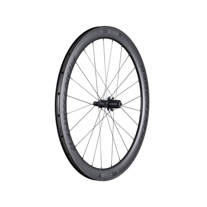 Rear wheel in Carbon Bontrager Aeolus Pro 5 TLR Black-Grey Bontrager