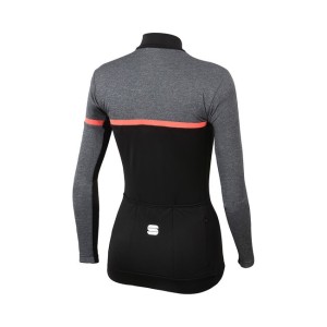 T-shirt M/L Woman Sportful Yellow Warm Top - Black Sportful