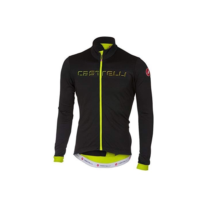 Long sleeve shirt Castelli Jersey Fz - Black Castelli