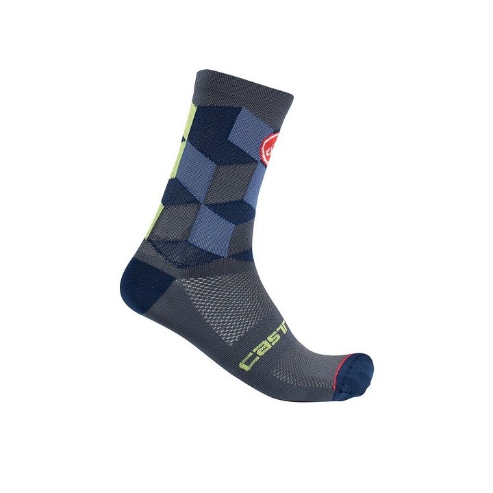 Socks Castelli Unlimited 15 - Dark Steel Blue Castelli