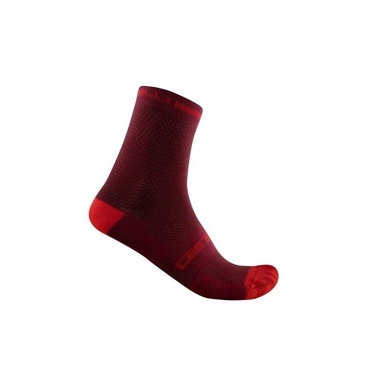 Socks Castelli Superleggera T12 Sock - Bordeaux Castelli